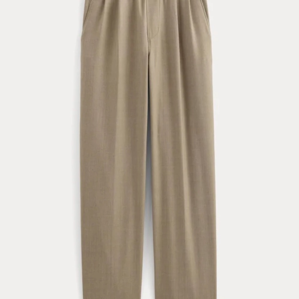 EVERLANE PLEATED TROUSER IN TAILOR TWILL (NWT)